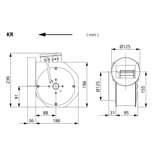 ÖSTBERG RADIAALIPUHALLIN RFE 140 LKR