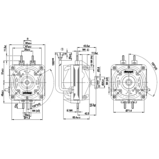 YLEISMOOTTORI M4Q045BD0175 5W