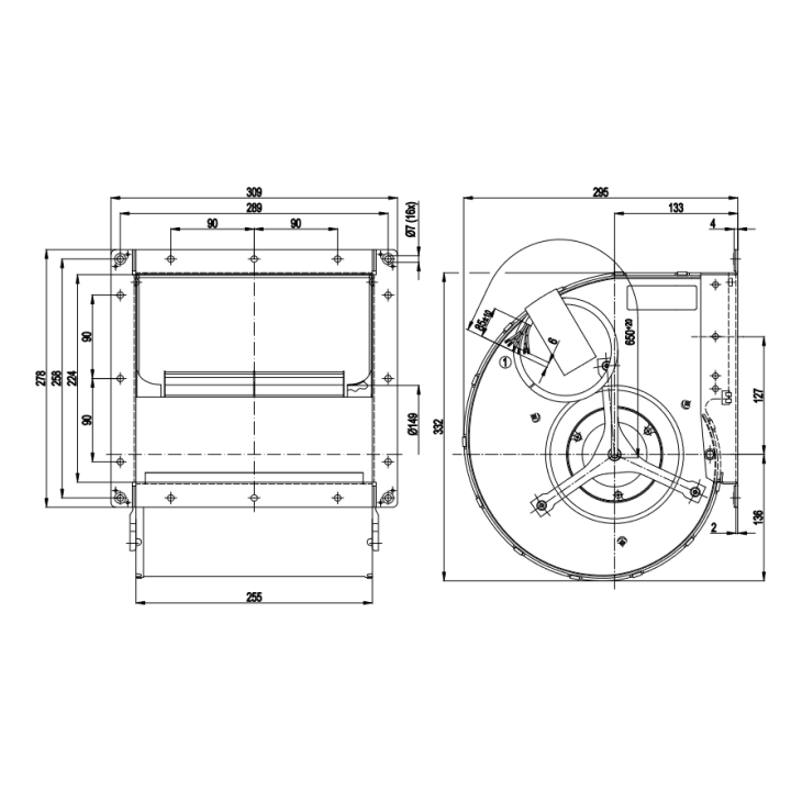 PUHALLIN D4E180CA0236 10UF 380W